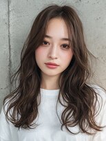 ロティー(loty)&nbsp;レイヤーカット 顔周りレイヤー センターパート 赤み消しカラー