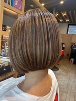 カットインタイムイベ&nbsp;ブラウンのこっくりハイライト♪