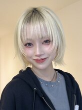 アイトーキョーエス 渋谷(AI TOKYO S)&nbsp;ボブ/着物ヘア/ダークアッシュ/ミディアムレイヤーカット/渋谷