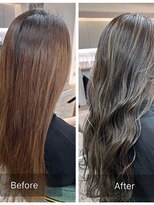 シア(sia)&nbsp;コントラストハイライト◆プラチナグレージュ