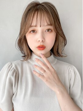 リヤン 表参道(lyann) 大人ガーリーダークアッシュ似合わせカットイヤリングカラーa