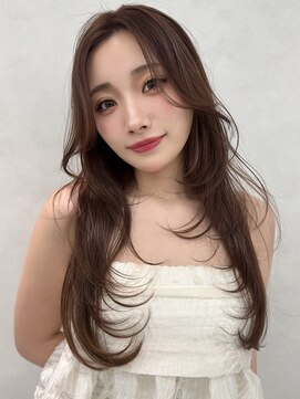 エジョン 三鷹店(Aejon) 三鷹レイヤーカット韓国ダブルカラー顔周り前髪カットボブ