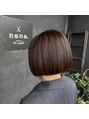 ナナ バイ ピケ(nana by pique)&nbsp;扱いやすさ抜群！乾かすだけで決まる、丸みが可愛い旬なボブ。