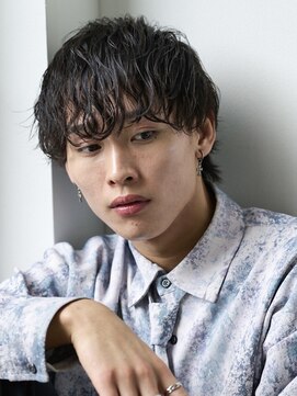 レム 長野青木島店(REM) メンズ×パーマ×ショート×スパイラル