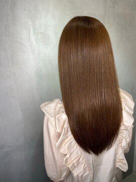 アンダーバーホワイトモデ 河内長野(_WHITE mode) 20代30代40代大人可愛い髪質改善カラー艶感ストレート透明感