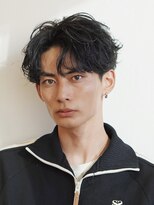 ビカム 名駅(become) 【ニュアンスシャドウ】センターパート シャドウパーマ