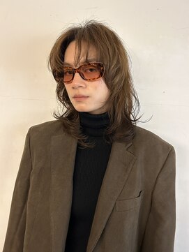 ノラ ヘアーサロン(NORA HAIR SALON) 海外レイヤーミディアムレイヤーウルフヘアブラウンカラー