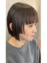 スマイロンナイロン ヘアー(smile on nylon hair) 切りっぱなしボブ