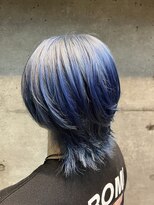 グランアージュ 池袋東口店(grandage)&nbsp;初ブリーチで叶えるブルーウルフ/ ブリーチ/ダブルカラー/池袋