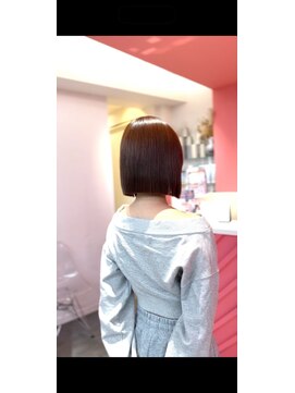 ロンドヴァリー 渋谷店(Lond vallee) ミニボブレイヤー/レイヤーカット/ショートボブ/顔周り韓国/渋谷