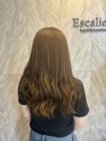 エスカリエ(Escalier) ブリーチなしダブルカラー×ヘーゼルベージュ