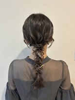 フェリーチェ 六本木店(Felice)&nbsp;編みおろし ゆるふわ 参列ヘア お呼ばれヘア 推し活ヘア