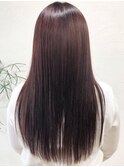 美髪ストレート×ナチュラルヘアー