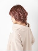 前髪/マチルダボブ/ピンクベージュ/インナーグレージュ/銀座
