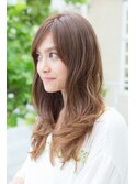 小顔ロング