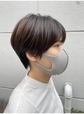 すっきりマッシュショート