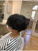襟足スッキリ!ツーブロックショート[東林間美容室/30代40代50代]