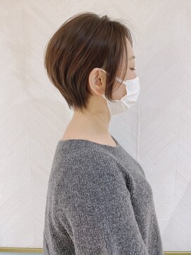 ロンド ストラーダ 心斎橋(Lond strada) ショート×ハイライト白髪ぼかし×シルキーベージュ[心斎橋]