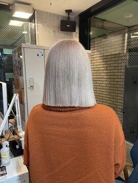 ラフ(LAFF) #黒髪#ボブルフ#ネビージュ#小顔#ワンレン