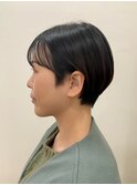 20代30代40代小顔ハンサムショートアッシュブルーブラック