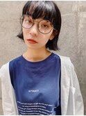 アンニュイ重めボブ