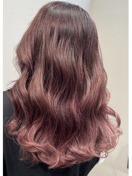 リグ 横浜(Lig.) ハイトーンカラーピンクカラーケアブリーチダブルカラー横浜駅