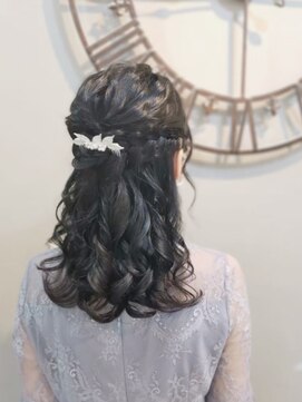 ヘアセットサロン ミント(Hair set salon MINT) 編み込みハーフアップ