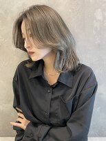 トルネード(TORNADO)&nbsp;韓国風ヘア 外国人風ヘア くびれヘア　オリーブグレージュM1214