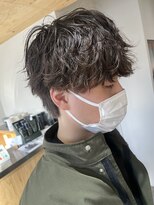 クオル 立川(QOL)&nbsp;無造作ニュアンスパーマ×ツーブロックマッシュ