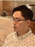 7:3風アップバング【メンズカット/メンズヘア】
