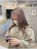 〇ピンクベージュ