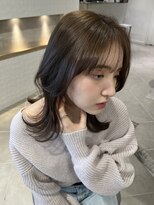 アイヴィー(IVY)&nbsp;韓国ヘアレイヤーカット大人ガーリーワンホンヘアチョコレート