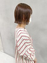 ハルキ ミナト ジャパン オオサカ(HARUKI MINATO japan OSAKA)&nbsp;前下がりボブ　20代30代40代ヘア 小顔 大阪ボブ 梅田