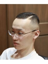 バーバーショップ スバル(BARBERSHOP SUBARU)&nbsp;＜理容室＞＜バーバー＞七三ニグロパンチパーマアイロンフェード