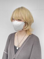 カリーナコークス 原宿 渋谷(Carina COKETH)&nbsp;ブロンド/ウルフカット/インナーカラー/ダブルカラー/レイヤー