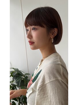 サンド 鹿児島中央(sand) 黒髪/グレーベージュ/レイヤーロング/前髪パーマ[鹿児島中央駅]