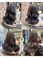 アピッシュ ギンザ(apish ginza)&nbsp;コテ巻き風パーマ韓国パーマデジタルパーマプードルパーマ