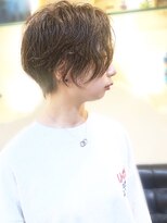 ラウンジ モリオ イケブクロ(Lounge MORIO Ikebukuro) 大人可愛い20代30代黒髪前下がりショートボブ丸みショート◎池袋