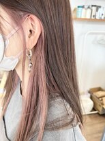 ヘアーウィンクルム(HAIR VINCULUM) インナーカラー×ペールピンク