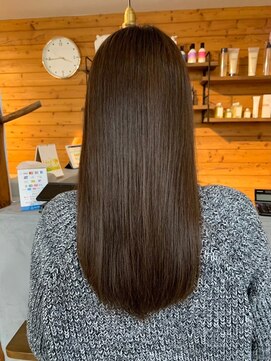 ビスクヘアデザイン(bisq hair design) 髪質改善カラー　艶カラー　ブラウンカラー　ミディアム