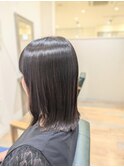 ミディアムのストレートパーマ