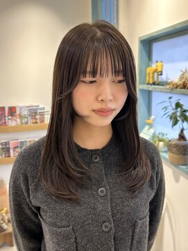 ハイル(Heil) 《kana》*ローレイヤー*顔周りレイヤー*くすみブラウン*