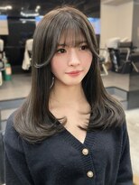 アリュウル 表参道 青山(Allure) 盛れるお顔周りカット×オリーブグレージュ◯伊藤