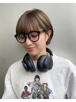 エアー 青山(AIR)&nbsp;丸みショートシースルーバングくびれショートボブミニボブ