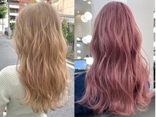 ケアブリーチでダメージ最小限◎ナチュラル～個性派までいろんなカラーを楽しめる【W(ダブル)カラー】!!