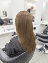 ロード(Road) ブリーチなしダブルカラー/ミルクティーベージュ/透明感カラー