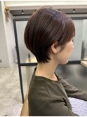 ’大人ショート×透明感カラー’