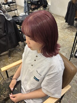 ユッカ 梅田(YUCCA) 【YUCCA】大人可愛い/ミディアム/lavender pink