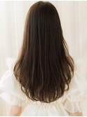 韓国風巻き抜け感毛先パーマ小顔フェミニンロングZ志木30代40代