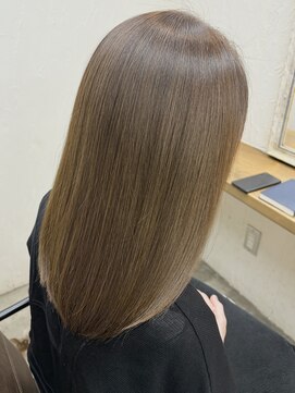 ファム 札幌大通(fam) 秋カラー透明感グレージュ◎40代50代髪質改善デザインカラー